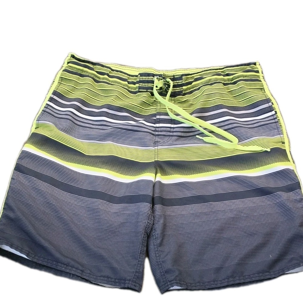 Vintage 90s Ocean Pacific OP Swimming Trunks Size L Mesh Lined Board Shorts Swim